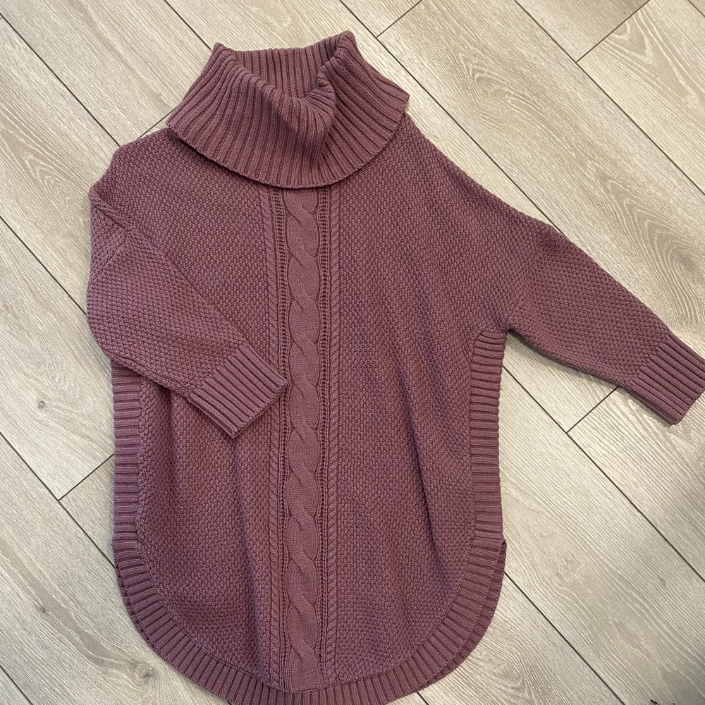 Cowl Neck Tunic Sweater